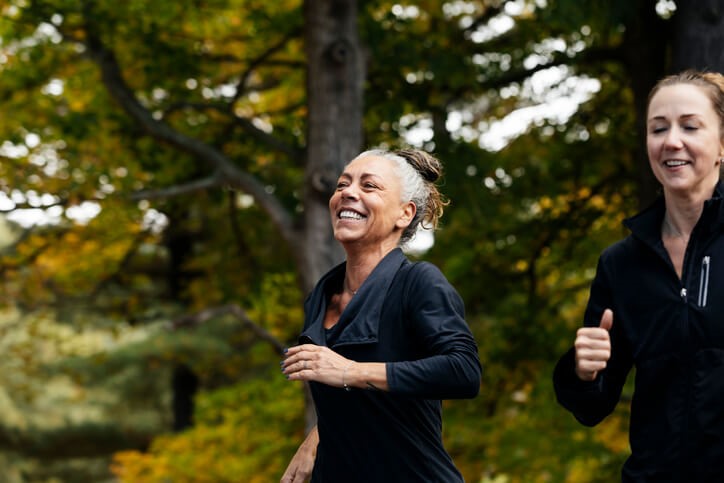 Women running