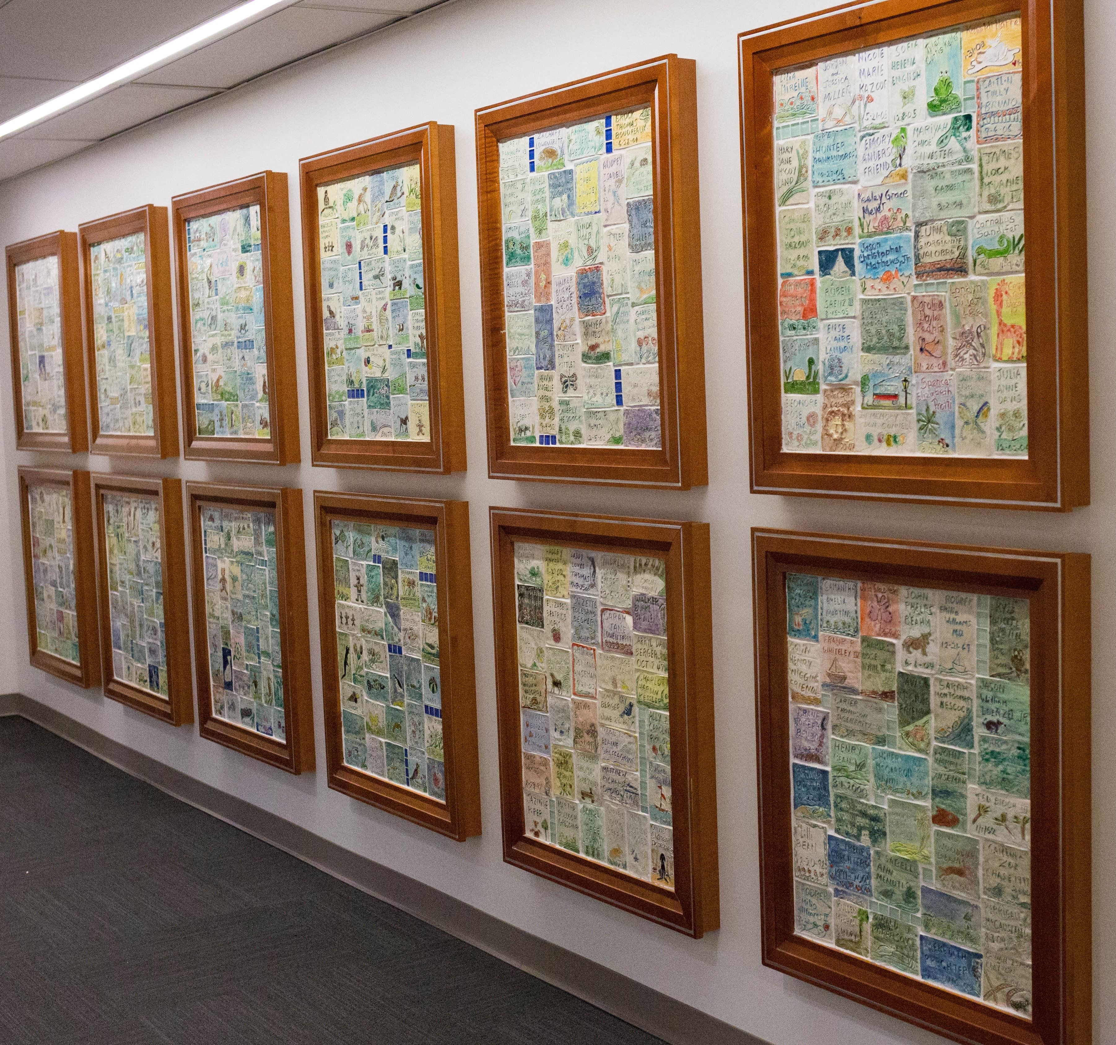 Baby tile wall