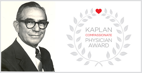 Kaplan Compassionate Physician Award logo