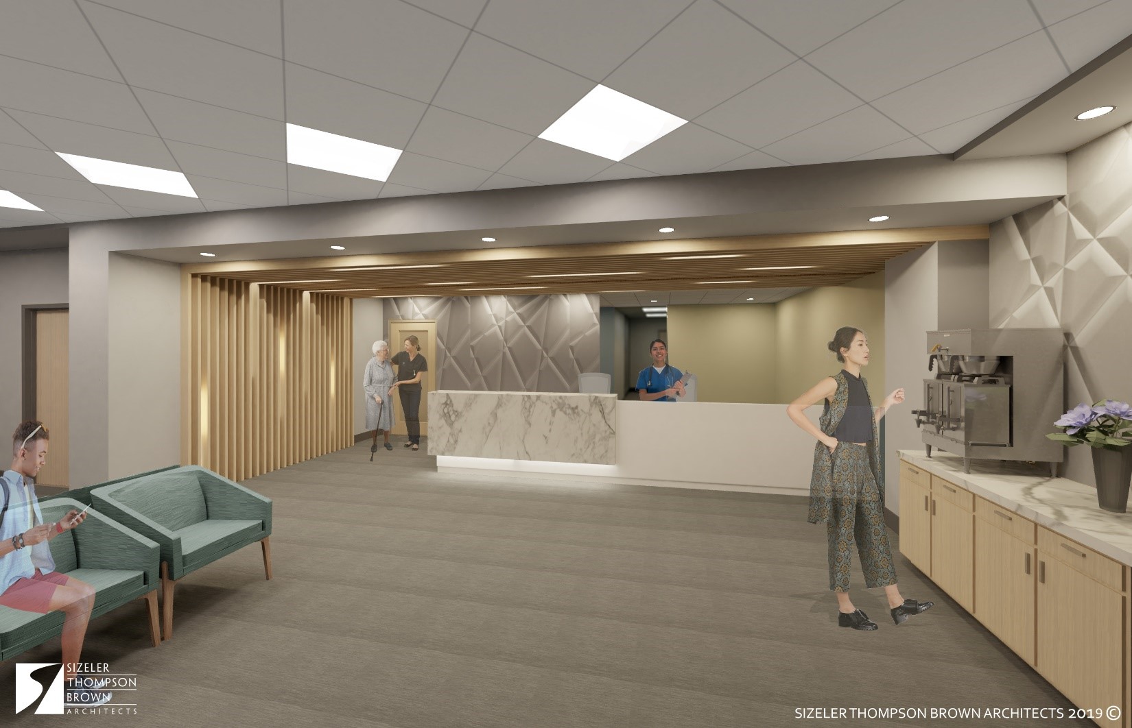 Outpatient Surgery Center Renovation and Expansion Rendering 