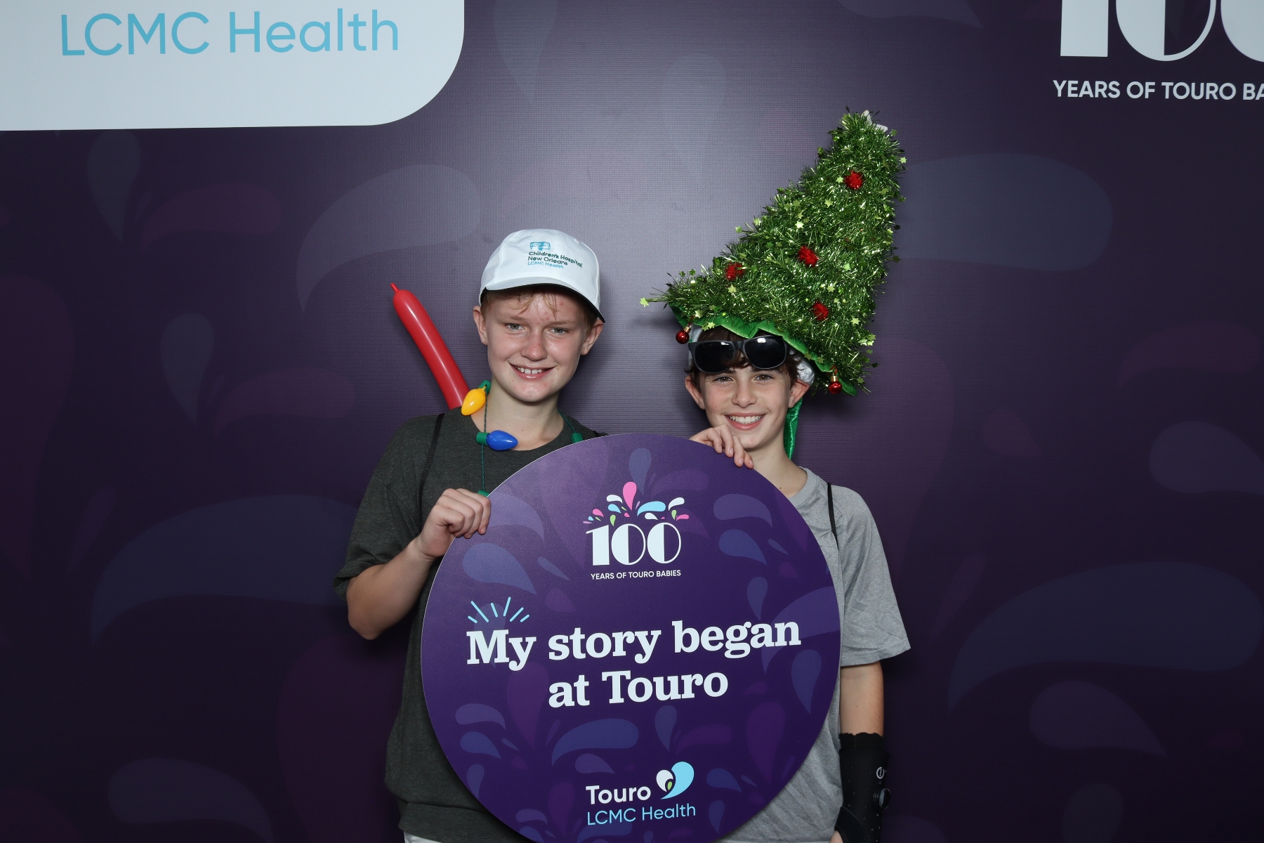 Touro's Centennial Celebration Photobooth | LCMC Health
