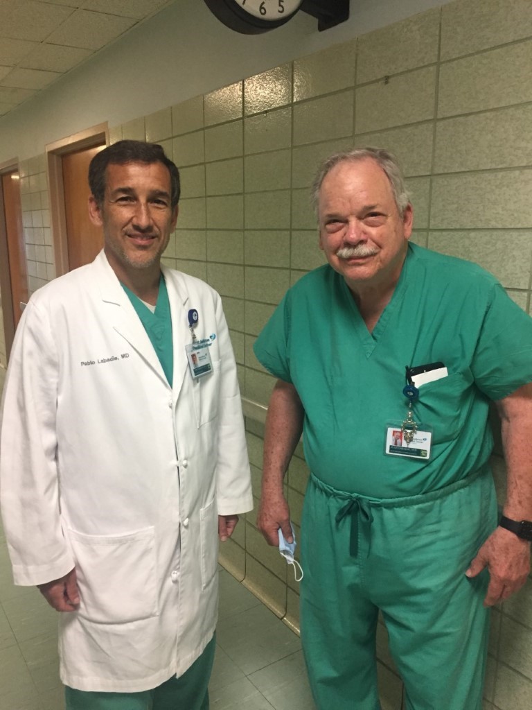 Dr. Pablo Labadie and father Dr. Juan Labadie, West Jefferson Medical Center