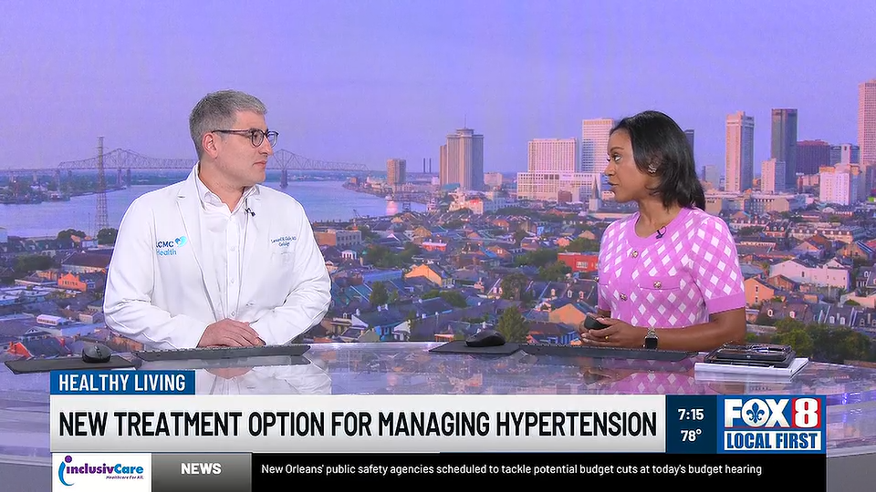 Watch Dr. Leonard Glade discuss renal denervation on FOX 8