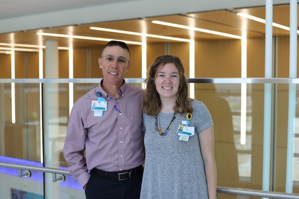 Phil Hebert and daughter Ashley Hebert