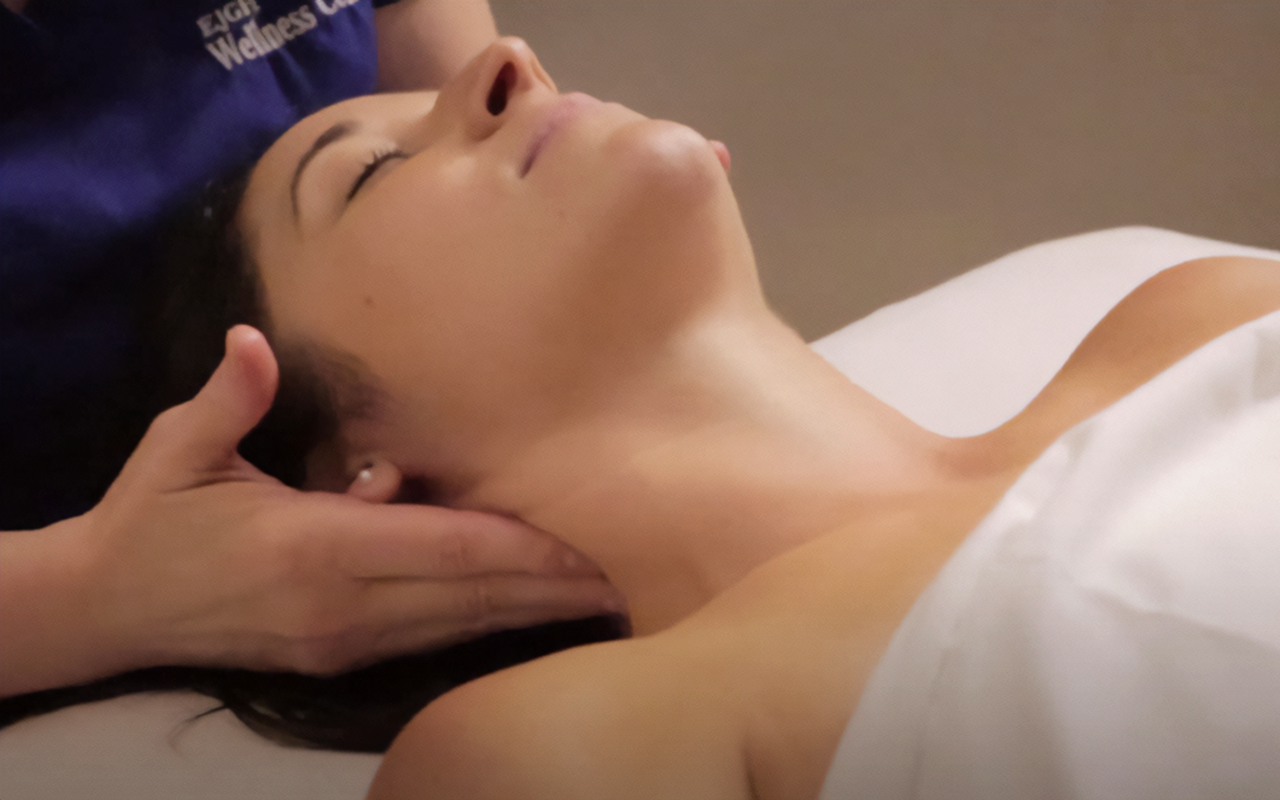 Women getting a massage