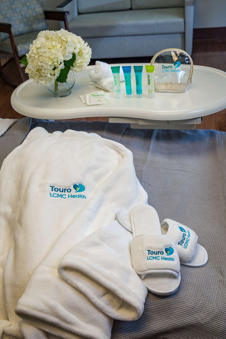 robe and slippers and luxury spa items