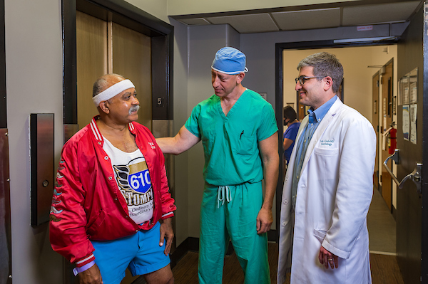 doctor talking to patient