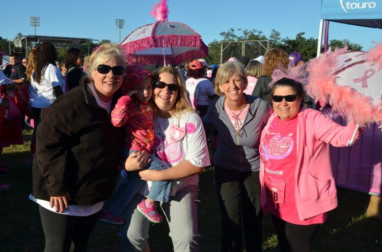 participants at the Susan G. Komen Race for the Cure