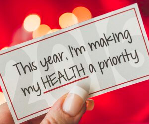I'm making my health my priority note
