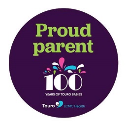 Touro proud parent badge