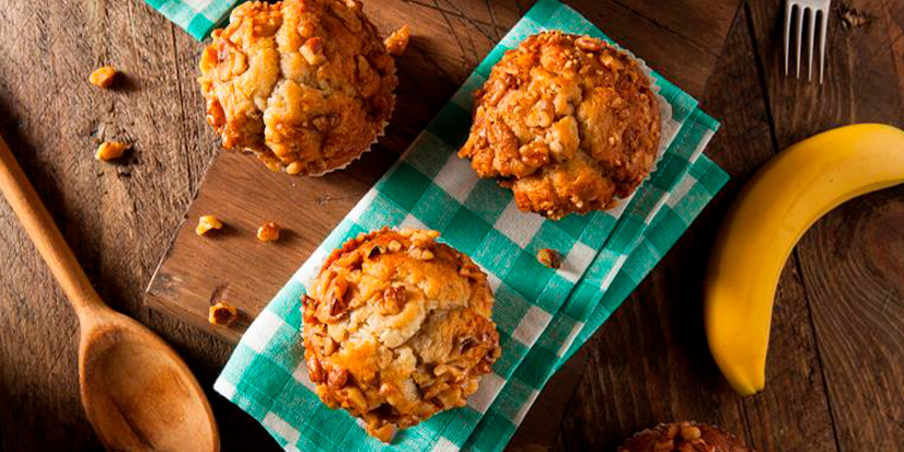 Low-Sugar Banana Muffins