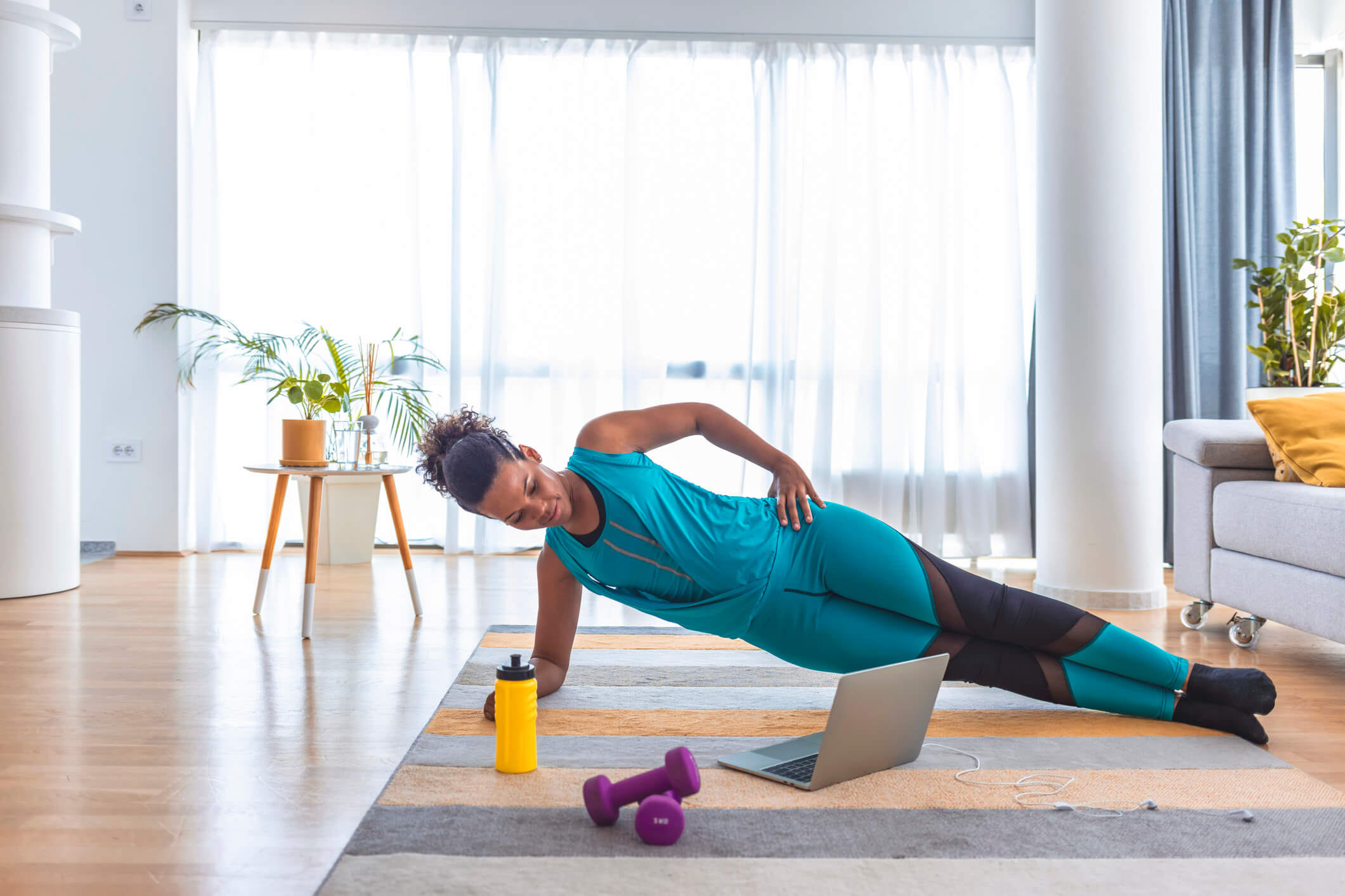 Woman exercising