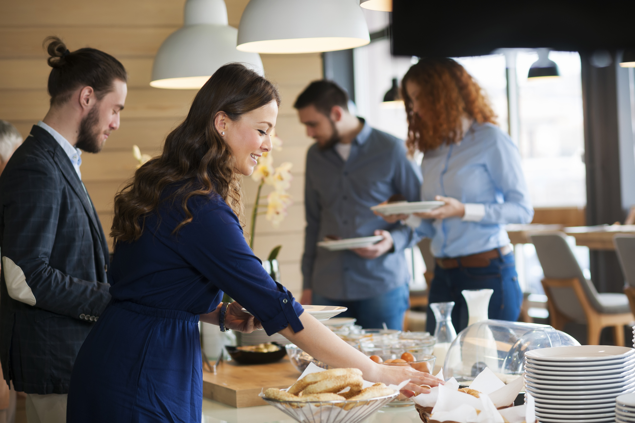 Party food selection