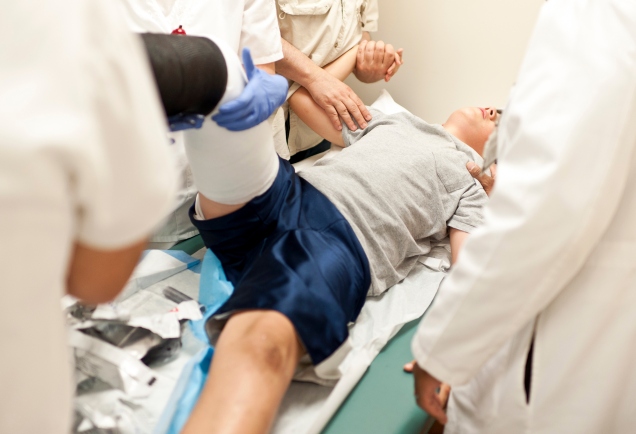 Treating leg injury