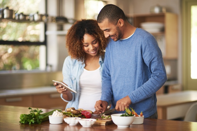 Cooking together