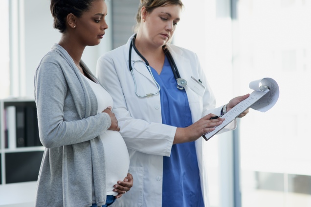 Pregnant patient with a female physician