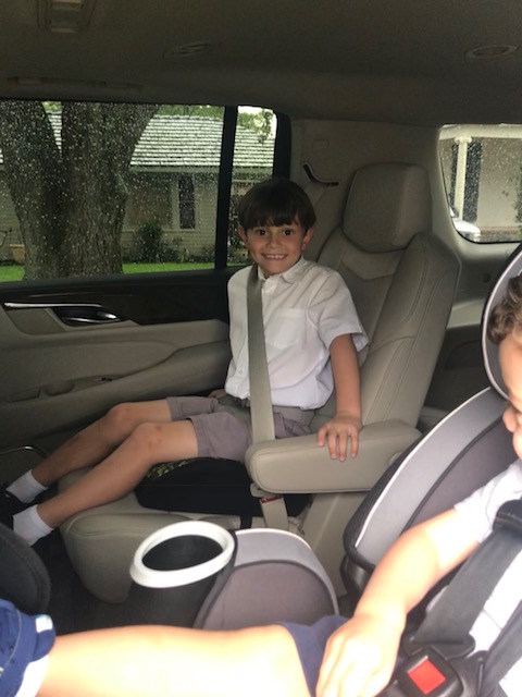 Kids in car seat