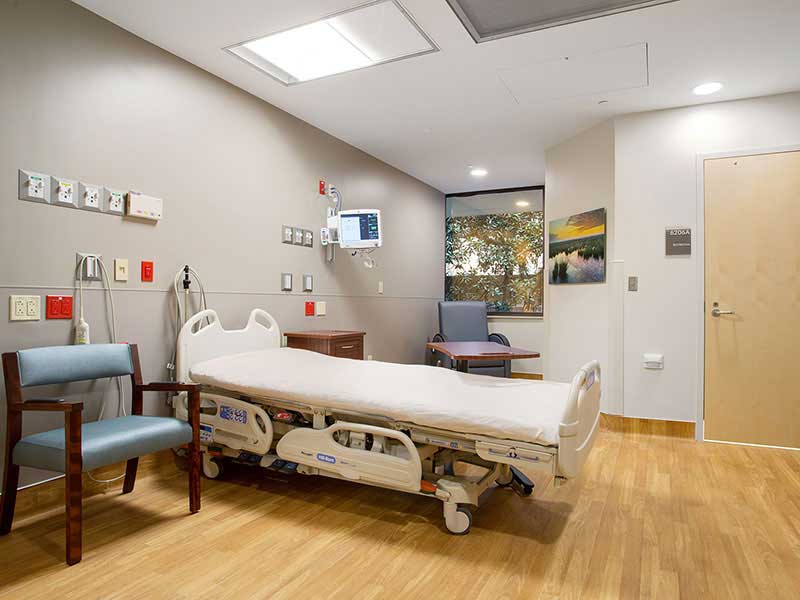 BMT center patient area