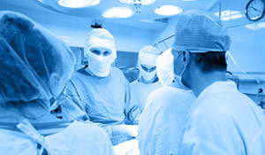 Surgeons in operating room