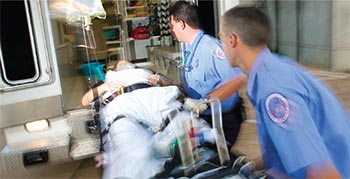 paramedics with patient