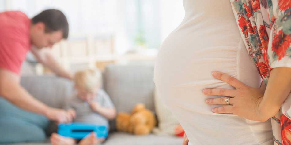 Pregnant belly