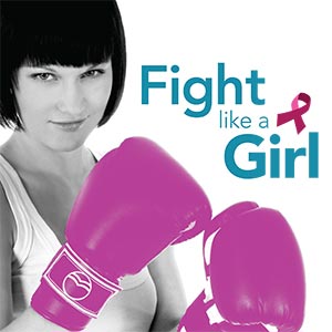 Fight like a girl graphic